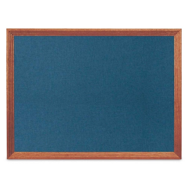 United Visual Products Decor Wood Combo Board, 36"x24", Cherry/Black Porcelain & Amethyst UV702DEFAB-CHERRY-BLKPORC-AMETHY - main